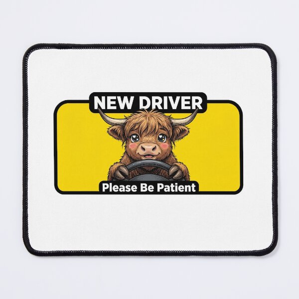 Item preview, Cute Highland Cow Driver designed and sold by Roy & Tiffany.