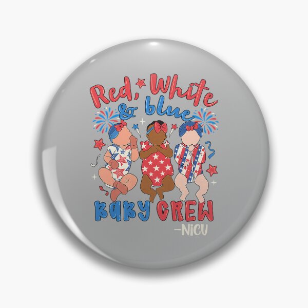 Item preview, Red white and blue nicu nurse nursing 4th of july patriotic designed and sold by ArleneRowe.