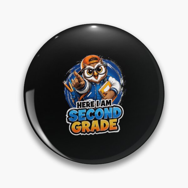 Item preview, Second Grade owl Here I Am Back To School designed and sold by leocreatives.
