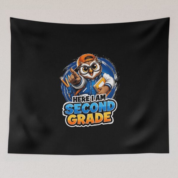 Item preview, Second Grade owl Here I Am Back To School designed and sold by leocreatives.