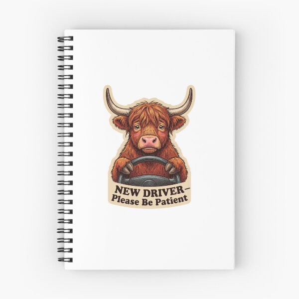 Item preview, Highland Cow Patient Driver designed and sold by Roy & Tiffany.