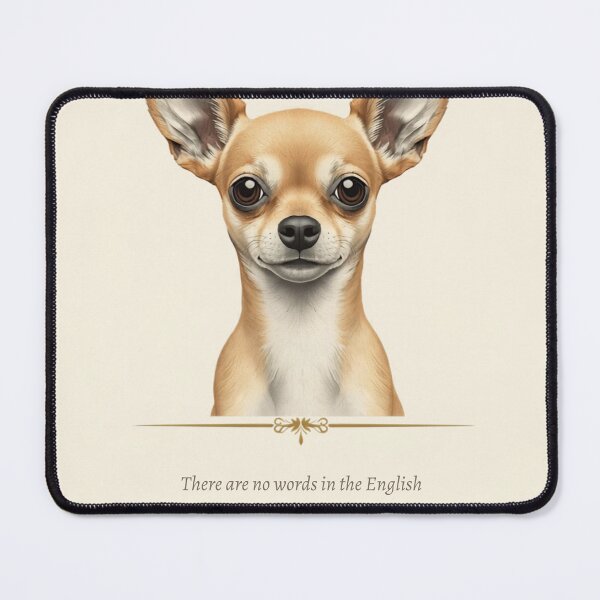 Item preview, Chiweenie Dog Portrait Love Quote Print designed and sold by WaggingTailsCo.