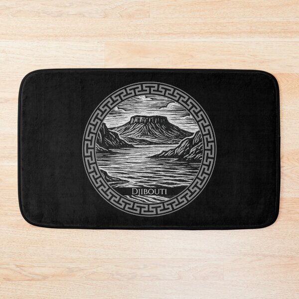 Item preview, Djibouti Vintage Woodcut Art designed and sold by Thistle-TShop.