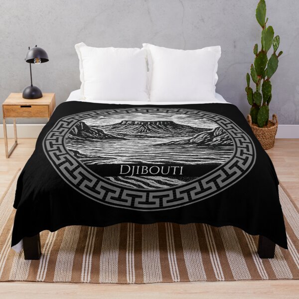 Item preview, Djibouti Vintage Woodcut Art designed and sold by Thistle-TShop.