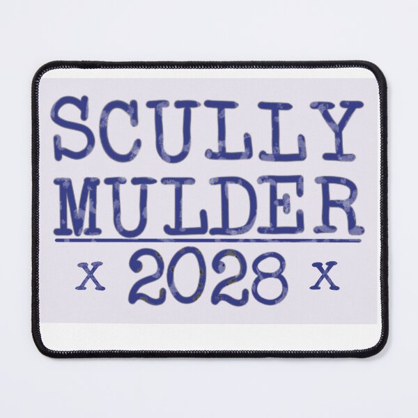 Item preview, Scully & Mulder 2028! designed and sold by Peace, Love & Pugs.