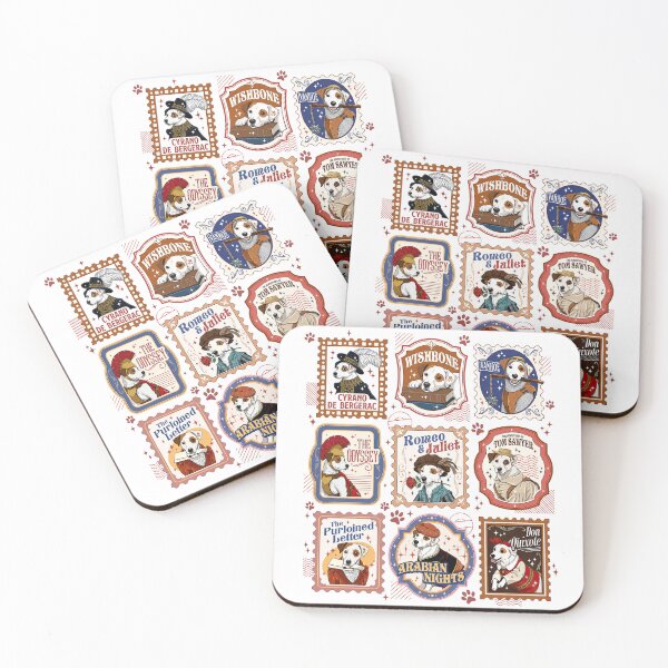 Item preview, Retro Wishbone Dog Literary Society Jack Russell Classic Book Lover  designed and sold by Harmontal.