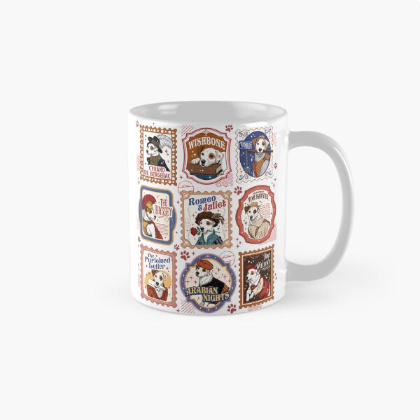 Item preview, Retro Wishbone Dog Literary Society Jack Russell Classic Book Lover  designed and sold by Harmontal.