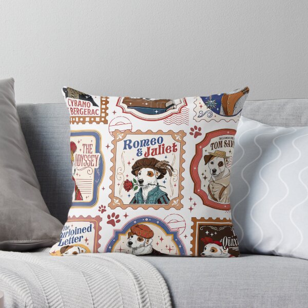 Item preview, Retro Wishbone Dog Literary Society Jack Russell Classic Book Lover  designed and sold by Harmontal.