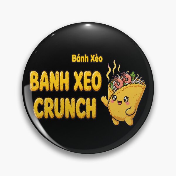 Item preview, Banh Xeo Crunch Cute Vietnamese Crepe Kawaii Asian Food designed and sold by Danh Style.