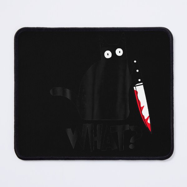 Item preview, Funny Black Cat Murderous Cat Halloween Humor designed and sold by stershopepie.