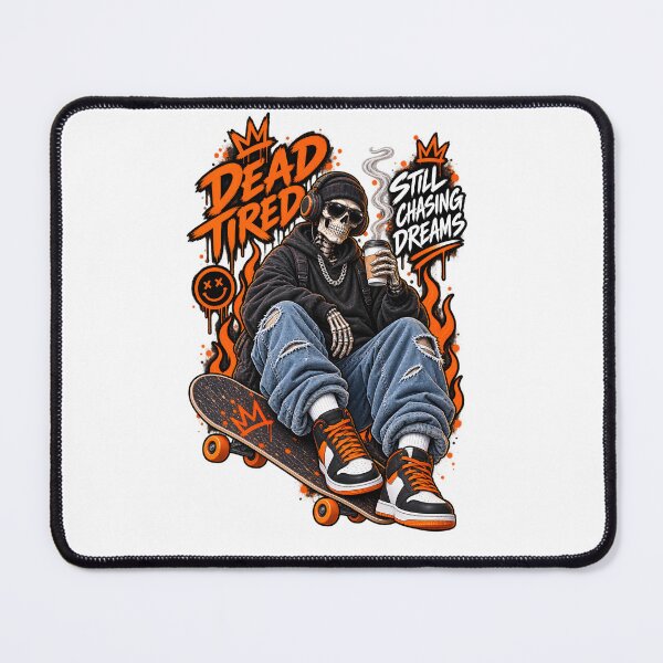 Item preview, Dead Tired Still Chasing Dreams Urban Skeleton designed and sold by TinyWeird.