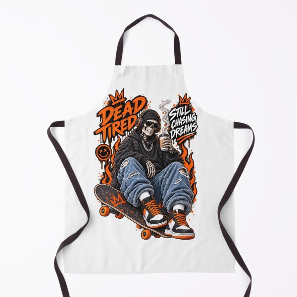 Item preview, Dead Tired Still Chasing Dreams Urban Skeleton designed and sold by TinyWeird.