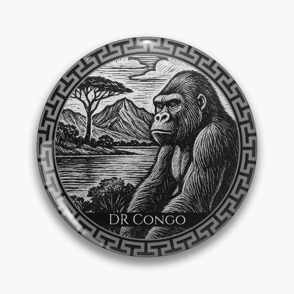Item preview, DR Congo Vintage Woodcut Art designed and sold by Thistle-TShop.