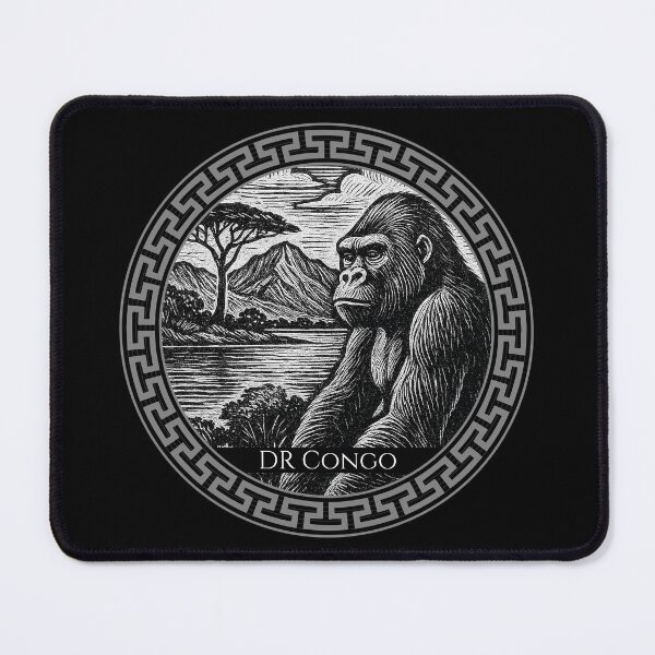 Item preview, DR Congo Vintage Woodcut Art designed and sold by Thistle-TShop.
