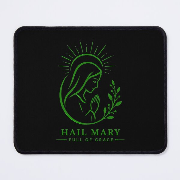 Item preview, Hail Mary Full of Grace Virgin Mary Rosary designed and sold by leocreatives.