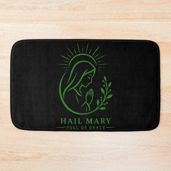 Item preview, Hail Mary Full of Grace Virgin Mary Rosary designed and sold by leocreatives.