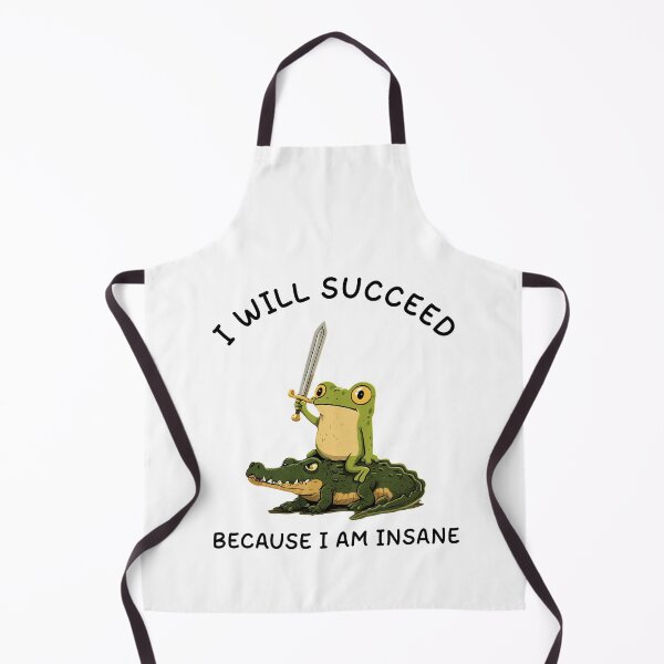 Item preview, I Will Succeed Because I Am Insane Frog designed and sold by studio-ssaam.