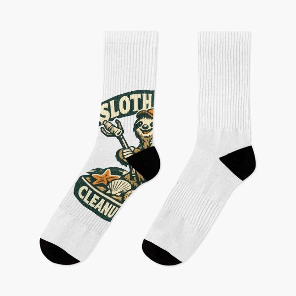 Item preview, Sloth Beach Cleanup Heritage Outdoor Mascot designed and sold by TheRealTaria.