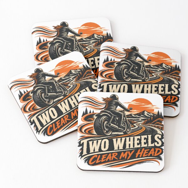Item preview, Two Wheels Clear My Head designed and sold by S06PMarketing.