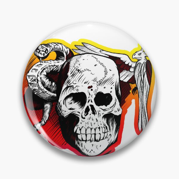 Item preview, rainbow skull designed and sold by basuritas.