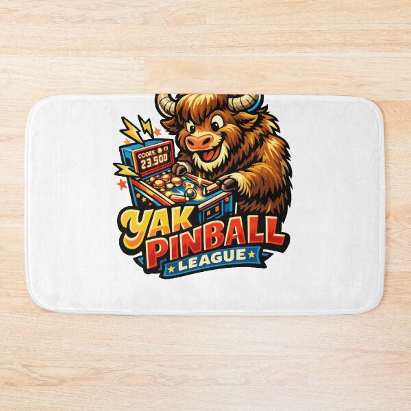 Item preview, Yak Pinball League Retro Hobby Mascot designed and sold by TheRealTaria.