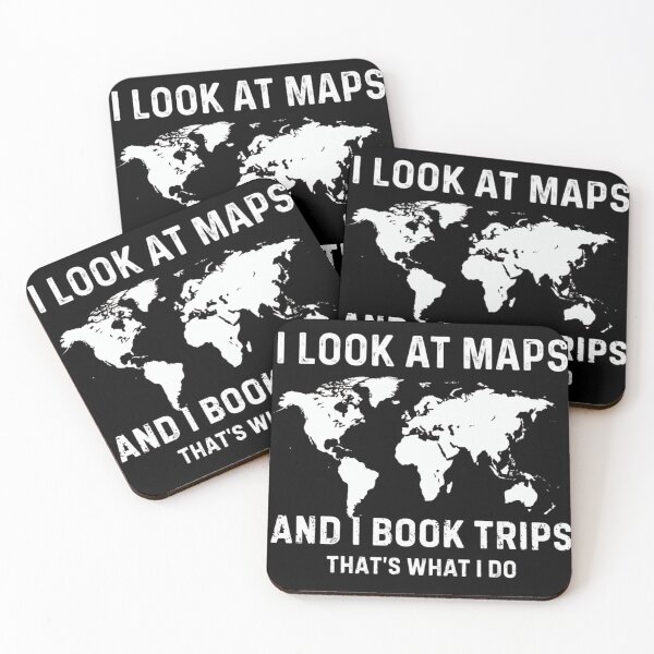 Item preview, I Look At Maps And I Book Trips Travel Lover Wanderlust designed and sold by haitrieuic96.