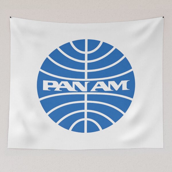 Item preview, Vintage Pan Am Globe Airline Logo designed and sold by MadcapPrints.