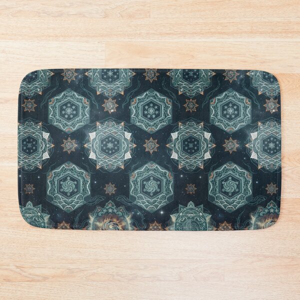 Item preview, Cosmic Mercury: Traditional Korean Dancheong Seamless Pattern designed and sold by SOOstudio73.