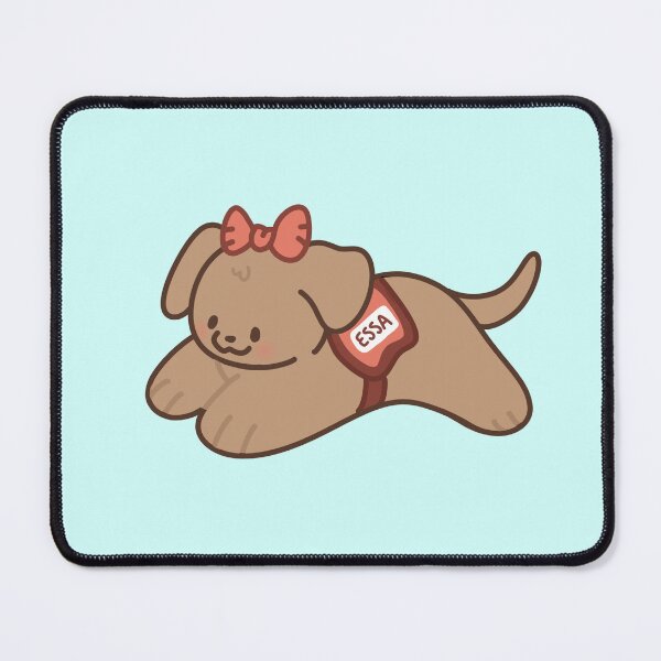 Item preview, Bow Emotional Support Stuffed Animal ~ Yellow Lab designed and sold by ESSA Zone.