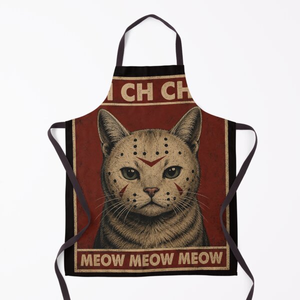 Item preview, Jason Voorhees Tshirts Cat Ch Ch Ch Meow Meow Meow Halloween Friday The 13th Series Horror Movie Horror Movie Gift Fan designed and sold by Hydlaaksmndriss.