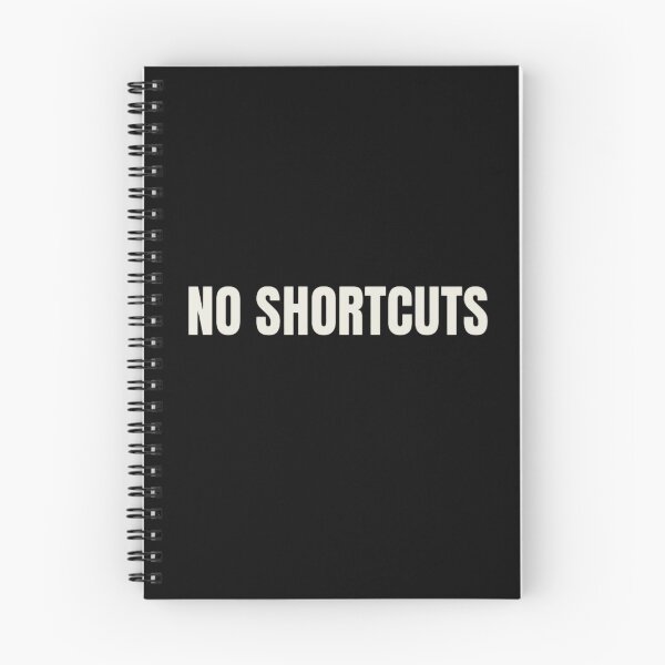 Item preview, No Shortcuts Bold Text Design – Motivational Gym Quote designed and sold by No Excuses .