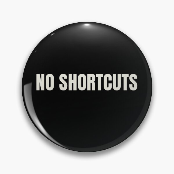 Item preview, No Shortcuts Bold Text Design – Motivational Gym Quote designed and sold by No Excuses .