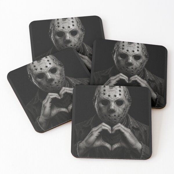 Item preview, Jason Voorhees Tshirts Horror Movie Heart Hands Funny Halloween Horror Movie Horror Character Scary Movie Horror designed and sold by Hydlaaksmndriss.