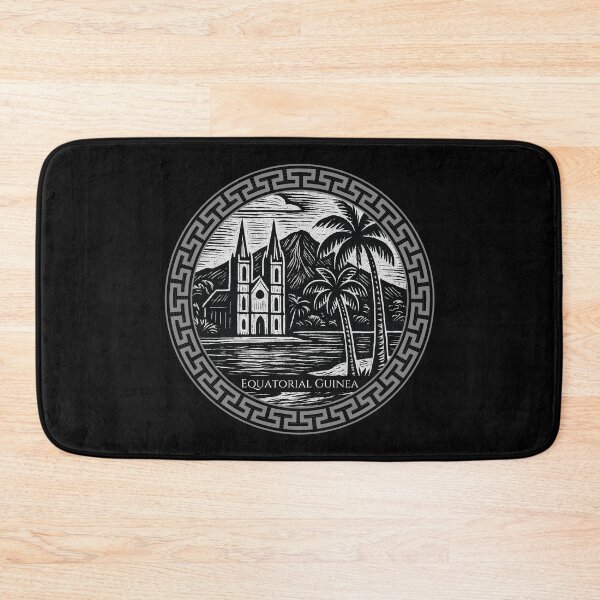 Item preview, Equatorial Guinea Vintage Woodcut Art designed and sold by Thistle-TShop.