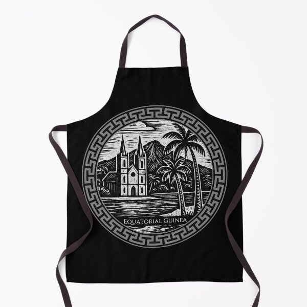 Item preview, Equatorial Guinea Vintage Woodcut Art designed and sold by Thistle-TShop.