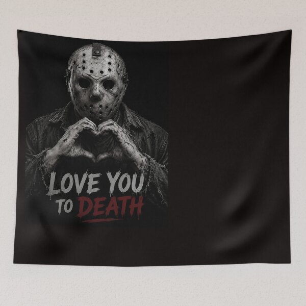 Item preview, Jason Voorhees Tshirts Heart Hands Funny Halloween Horror Movie Horror Character Scary Movie Horror designed and sold by Hydlaaksmndriss.