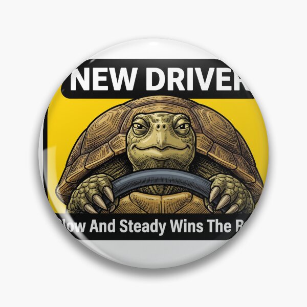 Item preview, Slow Steady Wins Turtle designed and sold by Roy & Tiffany.