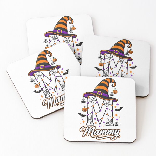 Item preview, Mammy Halloween Monogram – Witch Hat, Pumpkin and Spider Design designed and sold by youssef21.