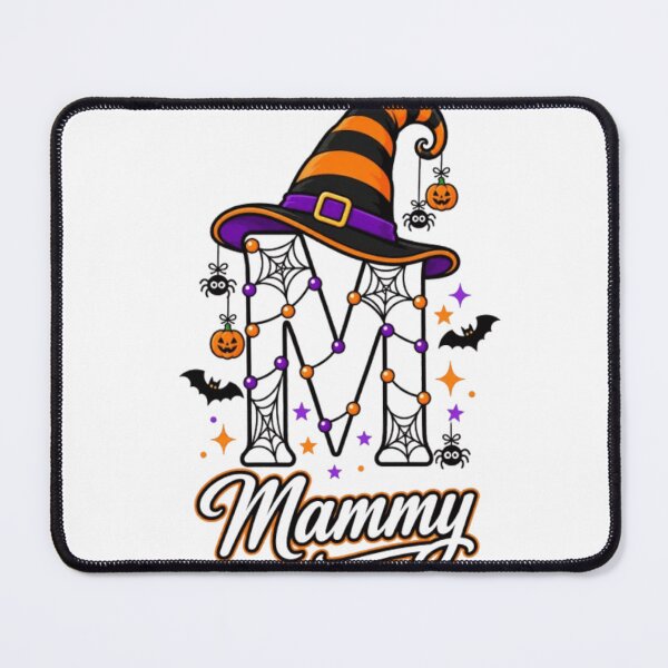 Item preview, Mammy Halloween Monogram – Witch Hat, Pumpkin and Spider Design designed and sold by youssef21.