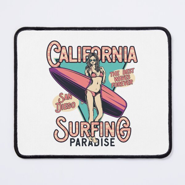 Item preview, Vintage California San Diego Surfer Girl Beach Summer designed and sold by heedooppod.