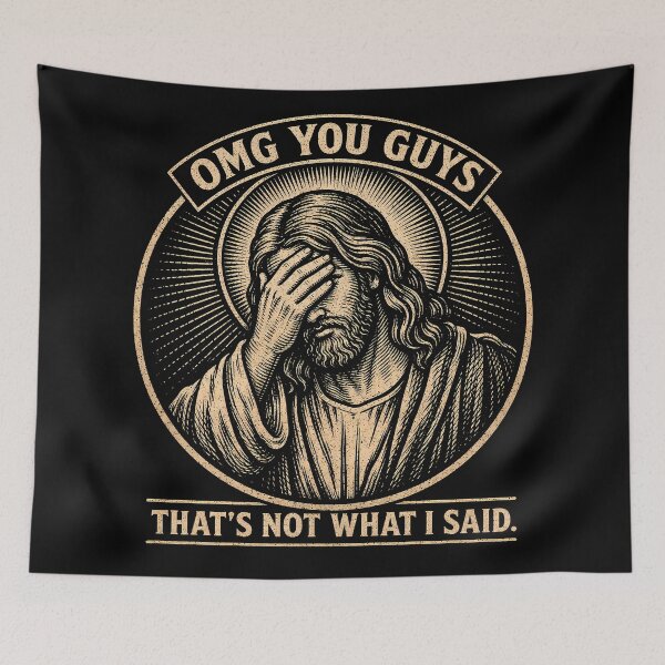 Item preview, Funny Jesus, Thats Not What I Said designed and sold by nasr-say.