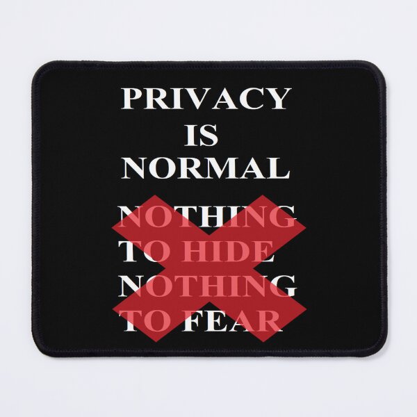 Item preview, Privacy is Normal | Not Nothing to Hide Nothing to Fear | Surveillance Statement designed and sold by CoolHistoryMan.