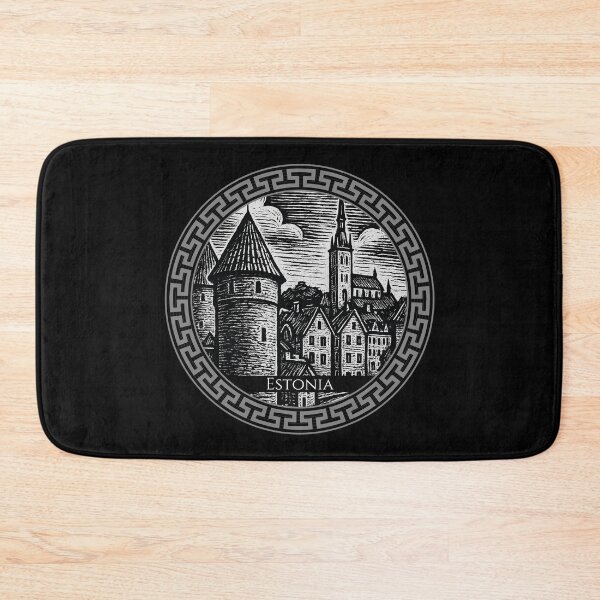 Item preview, Estonia Vintage Woodcut Art designed and sold by Thistle-TShop.