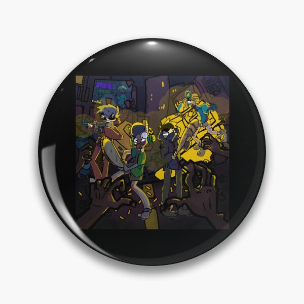 Item preview, Epic Battle Against Zombies in Cyberpunk City designed and sold by J-Mindful.