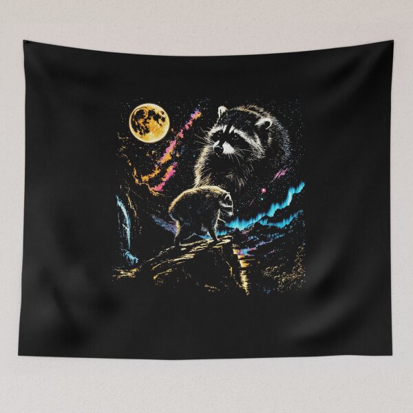 Item preview, Jimothy Raccoon Howling at The Moon designed and sold by studio-ssaam.