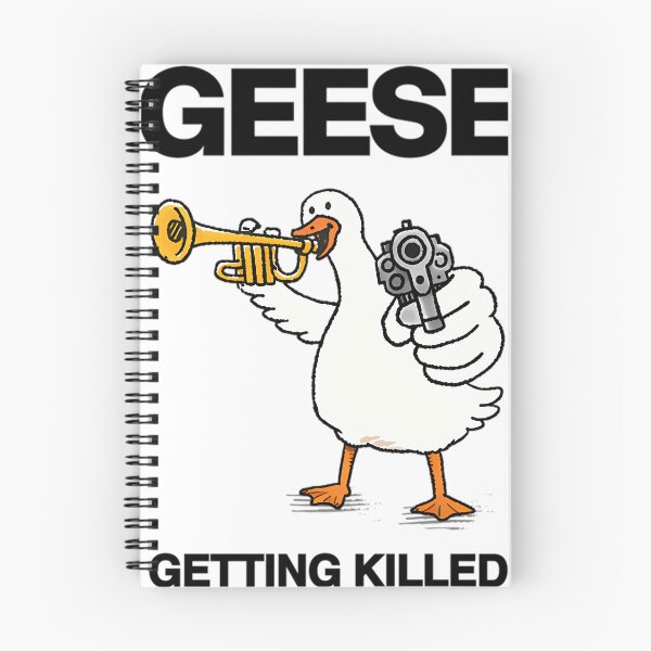 Item preview, GEESE â€“ Getting Killed (White) designed and sold by velvetsterling.