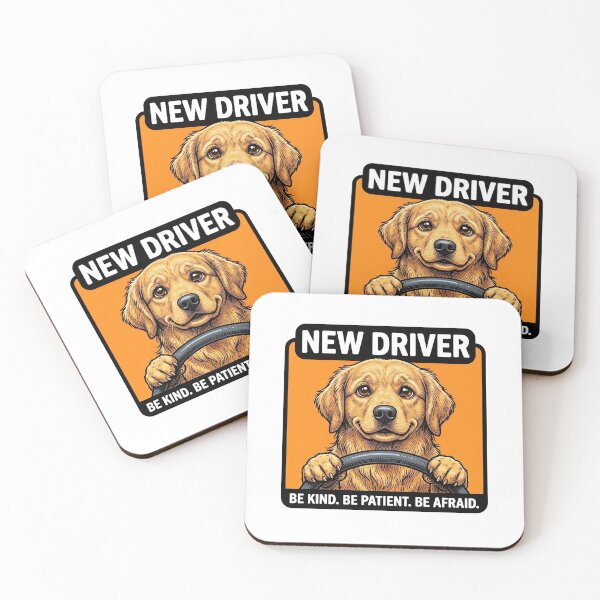 Item preview, Be Afraid Retriever Driver designed and sold by Roy & Tiffany.