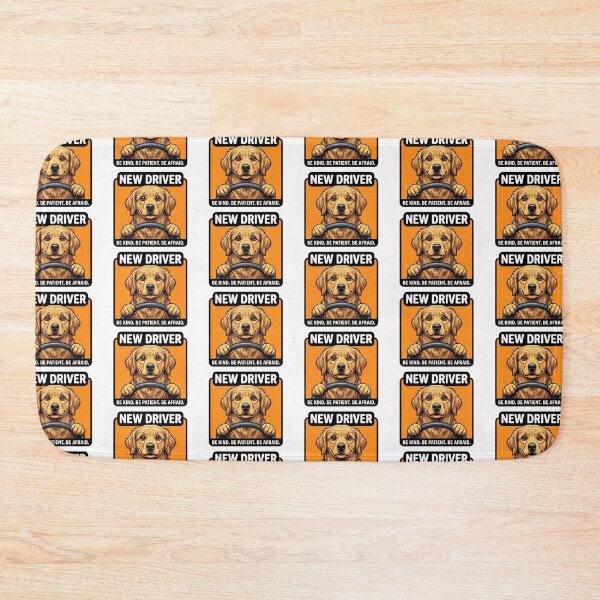 Item preview, Be Afraid Retriever Driver designed and sold by Tiffany Roy.