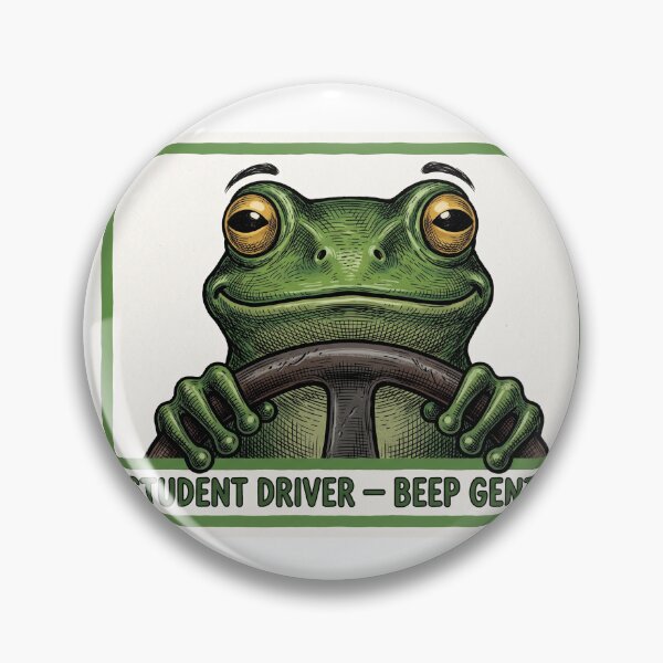 Item preview, Beep Gently Frog Driver designed and sold by Roy & Tiffany.