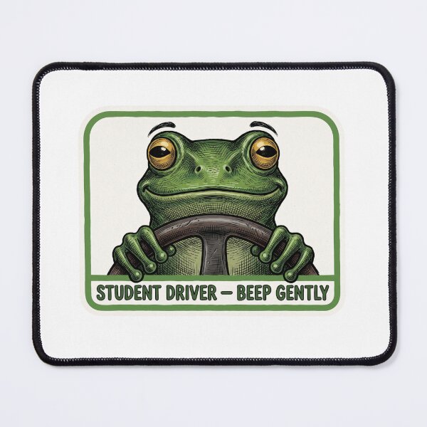 Item preview, Beep Gently Frog Driver designed and sold by Roy & Tiffany.